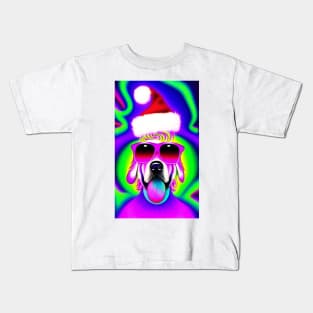 Santa Paws Is Coming To Town Kids T-Shirt